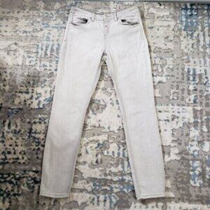Seven7 Jeans High Rise Skinny Women's Light Grey Wash Size 28